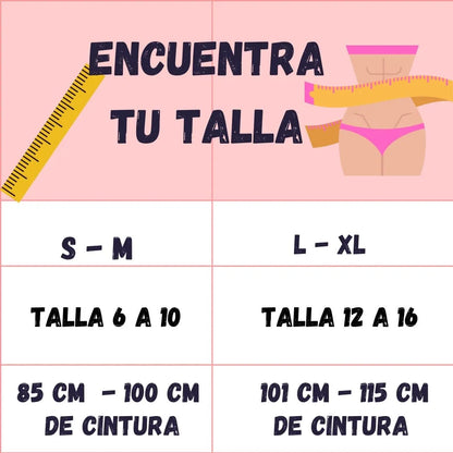 Combo de 4 panty´s realce natural con faja